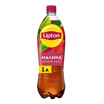 Холодный чай Lipton со вкусом малины, 1л
