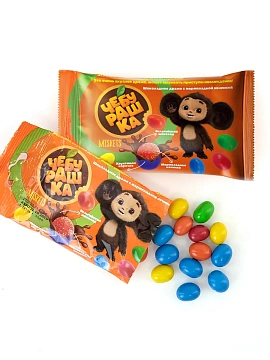 Драже Чебурашка шоколадно-мармеладная начинка, 35г