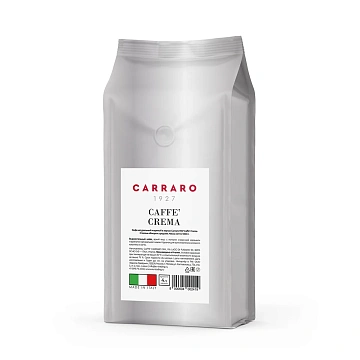 Кофе Carraro Cafe crema в зернах, 1кг