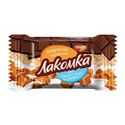 Батончик шоколадный Рот Фронт Лакомка Карамельные сливки, 30г