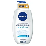 Гель для душа Nivea Нежное увлажнение, 750мл