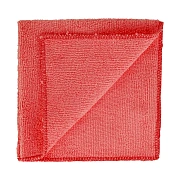 Салфетка хозяйственная Merida Classic СМ002, 35х35см, красная, микрофибра, 4шт/уп