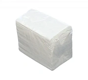 Косметические салфетки белые, 1 слой, 200шт, 17х15.5см