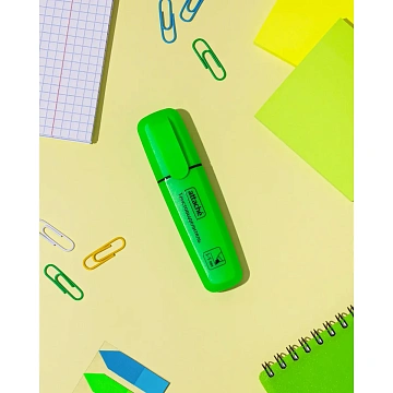 Маркер текстовыделитель Attache Palette 1-5мм зеленый HL6010