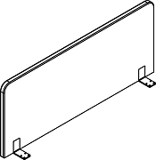 Экран акустический XAFP 1250.1 Красный 26-22 1200х30х500 RAND Acoustic