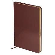 Ежедневник недатированный, А5, 136л., твердый переплет, кожзам, BG 'Windsor. Dark red', красный, фол