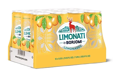 Лимонад Limonati by Borjomi Груша газированный, 330мл