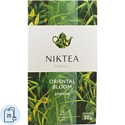 Чай NIKTEA 'Oriental Bloom' зеленый, 25 пакетиков в конвертах по 2 г, TALTHA-DP0056