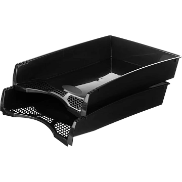 Набор лотков настольный пластиковыйAttache черн