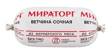 Ветчина Мираторг сочная, 400г