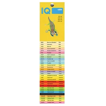 Бумага IQ 'Color neon' А4, 80г/м2, 100л. (розовый неон)