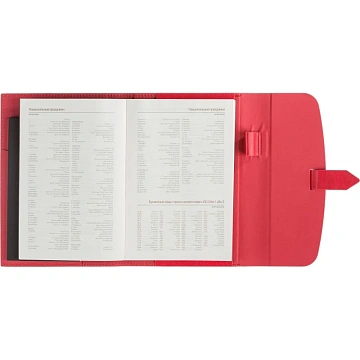 Ежедневник недатированныйА5 Senate красный 272 стр. 3-213/01