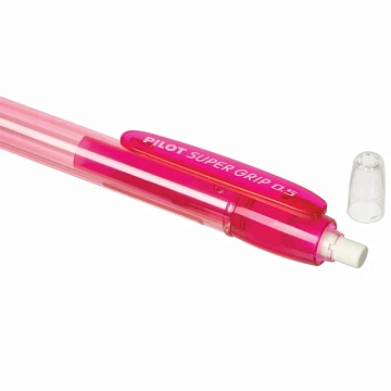 Автокарандаш PILOT SuperGripNeon H-185-N-R, 0,5мм, розовый