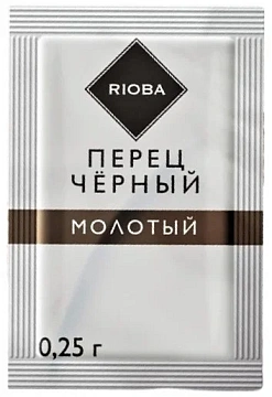 Приправа Rioba Перец черный молотый, 200г