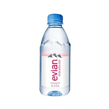 Вода негазированная минеральная EVIAN 0,33 л, 13860