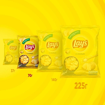 Чипсы Lay's С солью, 70г