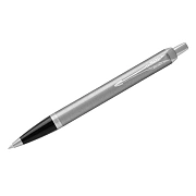 Ручка шариковая Parker 'IM Essential Stainless Steel CT' синяя, 1,0мм, кнопочн., подарочная упаковка