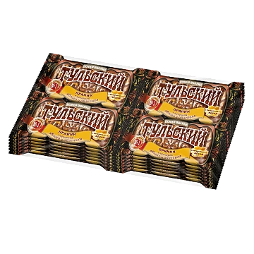 Пряник Тульский пряник с яблоком и облепихой, 130г
