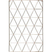 Доска органайзер-решетка Attache 36x55см розовое золото, 3 зажима в наб