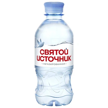 Вода питьевая Святой Источник без газа, 330мл х 12шт, ПЭТ