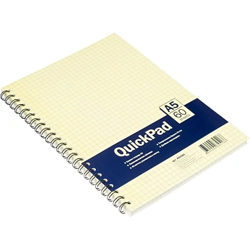 Бизнес-тетрадь 60л,кл,А5,Yellow Pad,спираль,тон.блок 70г/м