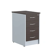 Тумба приставная Skyland Imago ТП-4.1.А Венге Магия/Металлик, 412х600х755мм