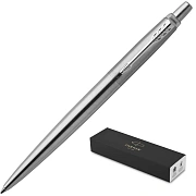 Ручка шариковая PARKER 'Jotter Core Stainless Steel CT', корпус серебристый, детали хром, синяя, 195