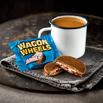 Печенье Wagon Wheels с джемом, 216г
