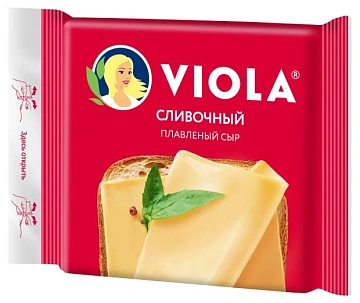 Сыр плавленый Viola сливочный, 45%, 140г