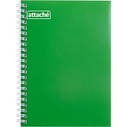 Бизнес-тетрадь А5 80л  ATTACHE, спираль, т.-зеленый, блок 60г, обложка 215г