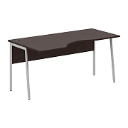 Стол прямой СА-1P(L) Венге Магия/Алюминий 1600х900х755 IMAGO PLUS