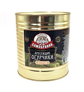 Огурчики Скатерть-Самобранка хрустящие маринованные, 3л