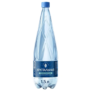 Вода Хрустальная газированная, 1.5л
