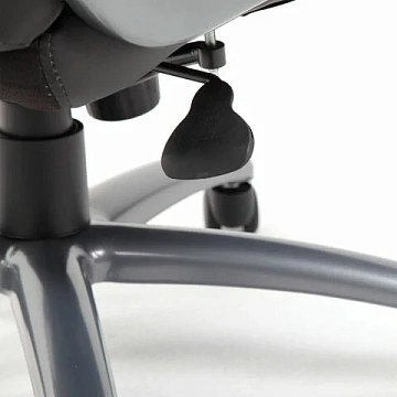 Кресло офисное BRABIX PREMIUM 'Strong HD-009', НАГРУЗКА до 200 кг, экокожа черная, ткань серая, 5319
