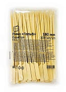 Пики для канапе бамбуковые ГОЛЬФ 18 см, 100 шт., КП, 135644