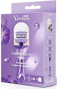 Станок для бритья Gillette Venus 1шт + 3 кассеты + подставка