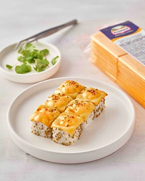 Сыр плавленый Hochland Бистро чеддер 45%, 1.1кг