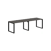 Стол 2-х местный EQWST 2780 Мокко/Черный 2726х800х750 EDIS