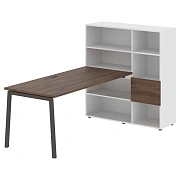 Рабочая станция ELRST 1217 Дуб Денвер тёмный/Мокко 2190х1250х1355 EDIS