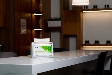 Диспенсерные салфетки Tellus (tork) Xpressnap N4 16x23см, белые, 2 слоя, 200шт, 10844 (10840)