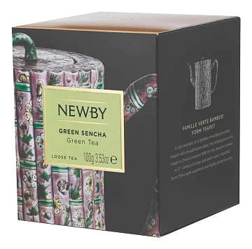 Чай Newby Green Sencha (Грин сенча), зеленый, листовой, 100 г