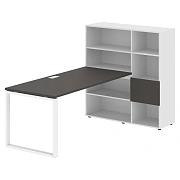 Рабочая станция EQRST 1217 Мокко/Белый 2190х1250х1355 EDIS