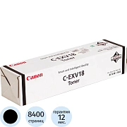 Тонер-картридж Canon C-EXV18 (0386B002) чер. для iR1018/1