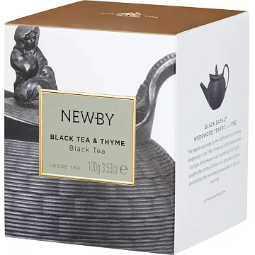 Чай черный Newby чабрец, 100г