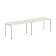 Стол 2-х местный XWST 2870 Сосна Эдмонт/Алюминий 2800х700х750 XTEN-S