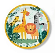 Тарелка одноразовая Африка бумажная 18см, 6шт