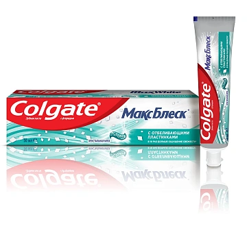 Зубная паста Colgate Максимальный блеск кристальная мята, 50мл