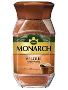 Кофе растворимый Monarch Velour, 95г, стекло