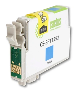 Картридж струйный Cactus CS-EPT1292 №1292, 10мл, голубой