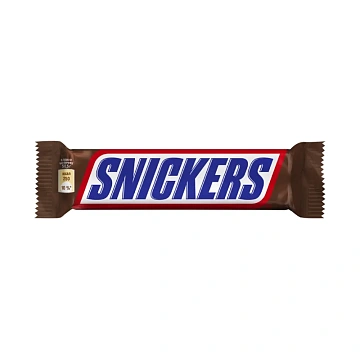 Шоколадный батончик Snickers с карамелью, арахисом и нугой, 50,5г